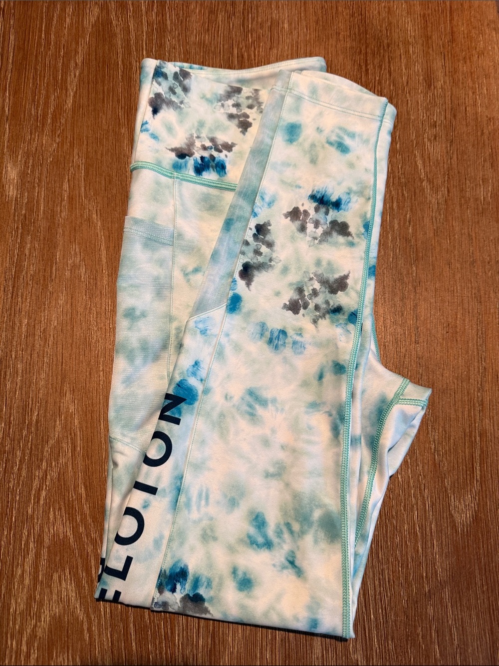 Peloton Diamond Tie Dye High Waisted Pocket Leggings Size L